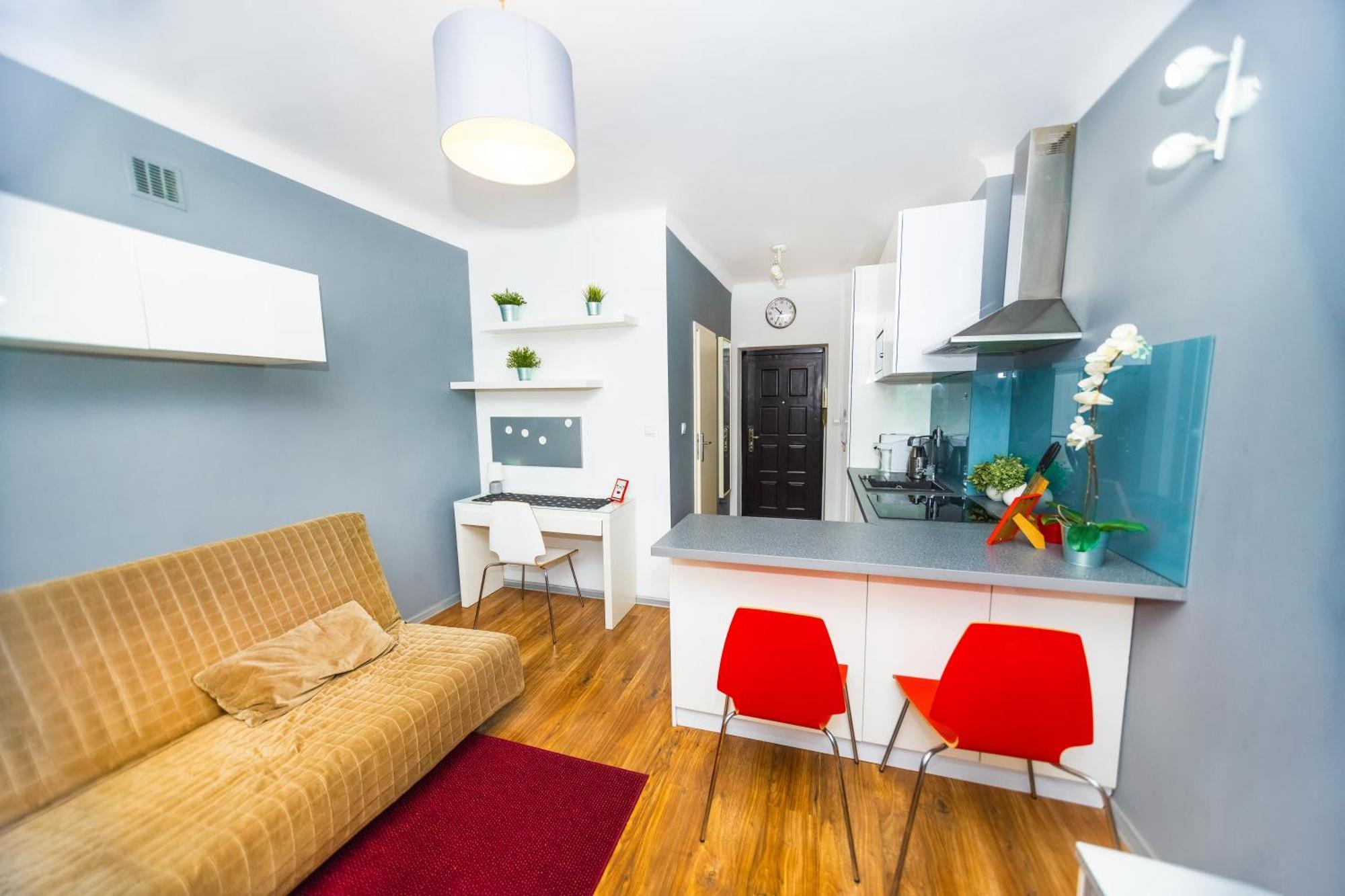 ורשה Cozy Studio Next To The Metro And City Center מראה חיצוני תמונה
